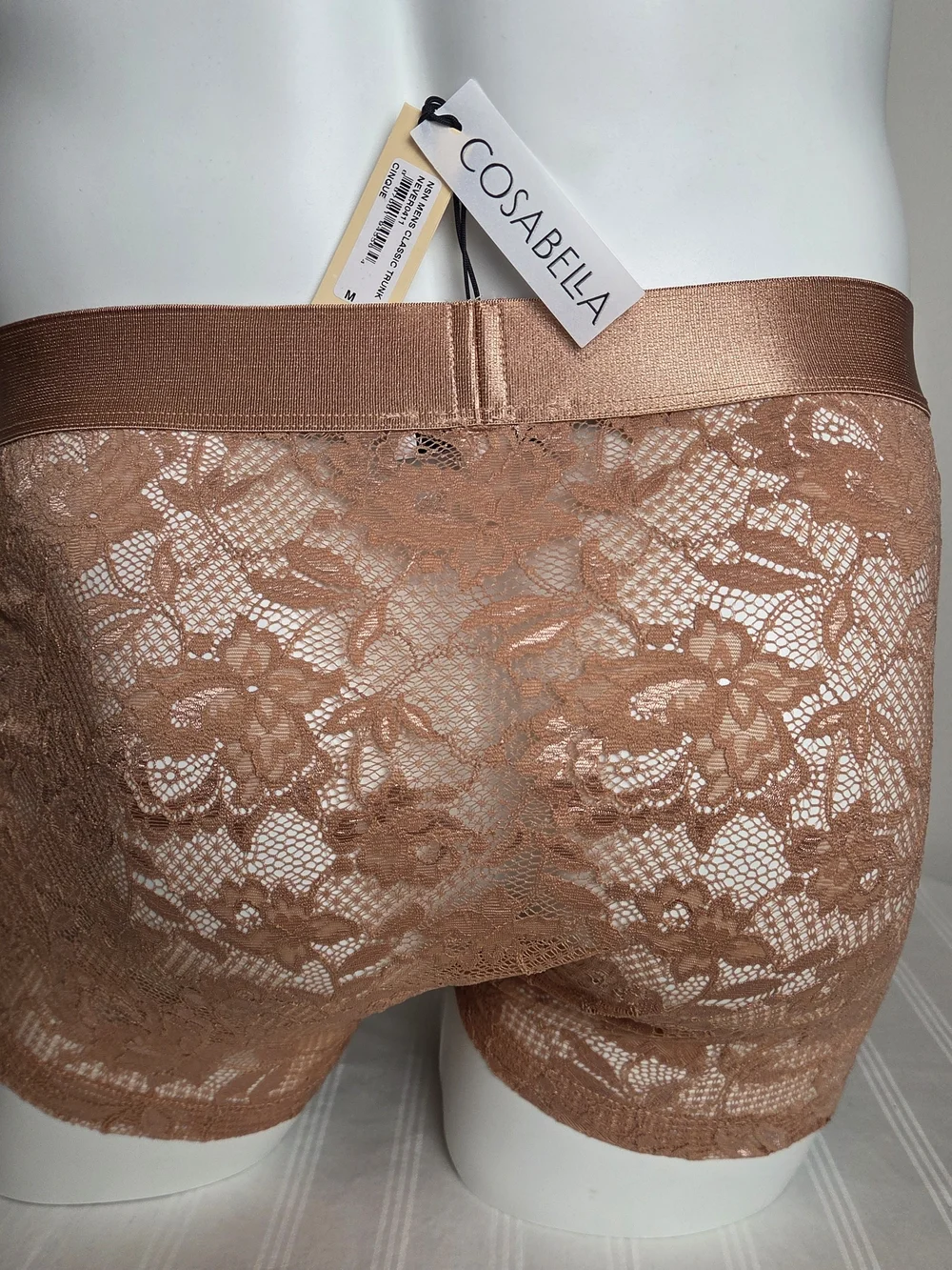 Cosabella Brown Lace Boxer Briefs
